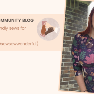 Community Blog | Fitting Fancy Fronts: Full Bust Adjustment for Midriff + Princess Seam Top – Tia Dress and Peplum with Karey