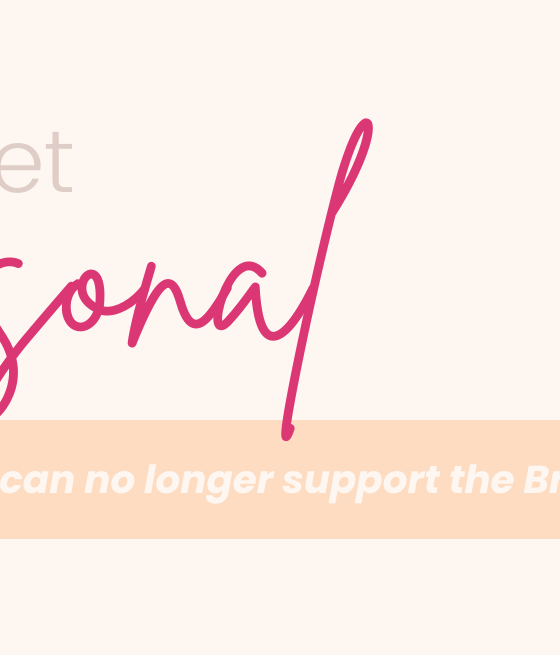 Let’s Get Personal: Why I Can No Longer Support the Bra Bee